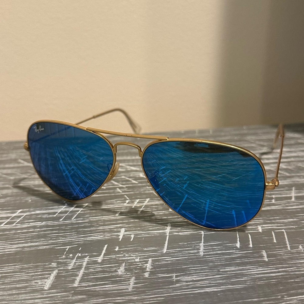 Ray-Ban Aviator Sunglasses - Blue